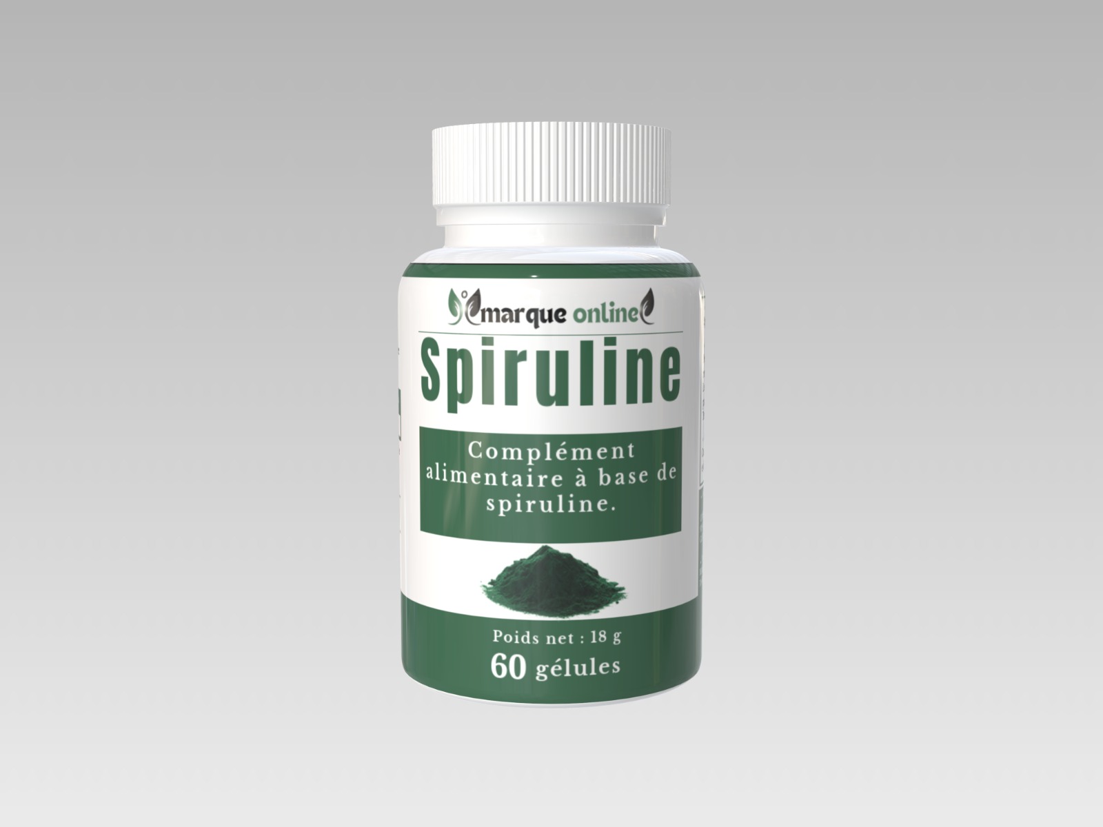 Spiruline 60 gelules